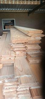 Aanbieding!! lichte bkeus douglas sponning  dakbeschot plank, Tuin en Terras, Palen, Balken en Planken, Ophalen, Nieuw, 250 cm of meer