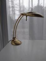 Bureaulamp messing, Huis en Inrichting, Lampen | Tafellampen, Ophalen of Verzenden, Zo goed als nieuw, Minder dan 50 cm