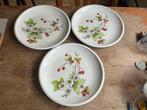 Melamina vintage borden (3x ), Ophalen, Gebruikt