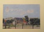 aquarel boerderij Waaldorpseweg aan de duinen Den Haag, Verzenden