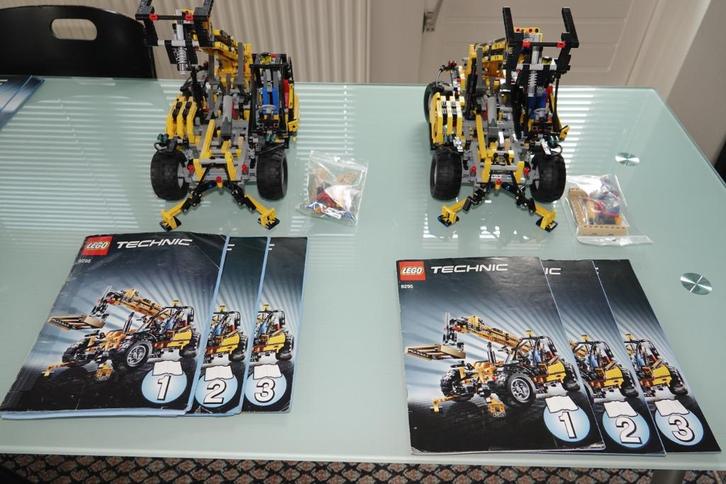 Lego Technic 8295 Telescopic Handler optionele 8293 PF set, Kinderen en Baby's, Speelgoed | Duplo en Lego, Gebruikt, Lego, Complete set