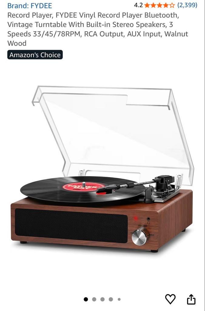 Nieuwe platenspeler - ongeopende doos!, Audio, Tv en Foto, Platenspelers, Nieuw, Platenspeler, Overige merken, Ophalen of Verzenden