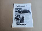 Reclame (uit oud tijdschrift) Saab 99 GL Combi (1977), Verzenden