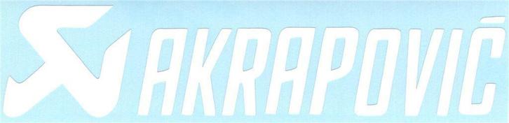 Akrapovic sticker #12, Motoren, Accessoires | Stickers, Ophalen of Verzenden