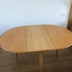 Eiken N.O. Moller uitschuifbare tafel model 15 Deens, Ophalen
