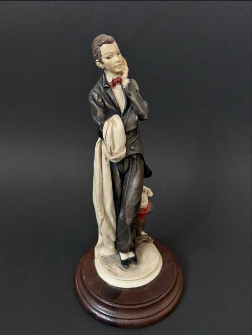 Vintage Beeld Vittorio Tessaro, ‘Mr. Waiting For…’, Verzamelen, Beelden en Beeldjes, Zo goed als nieuw, Ophalen of Verzenden