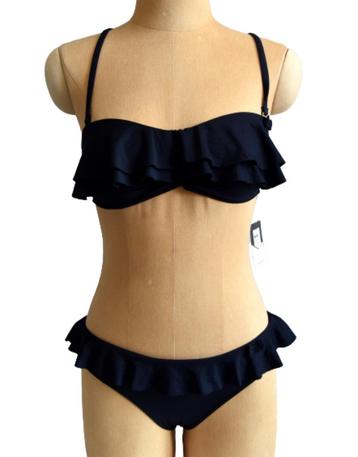 Nieuwe Baku bikini, Frill, zwart, Mt. 34 B beschikbaar voor biedingen