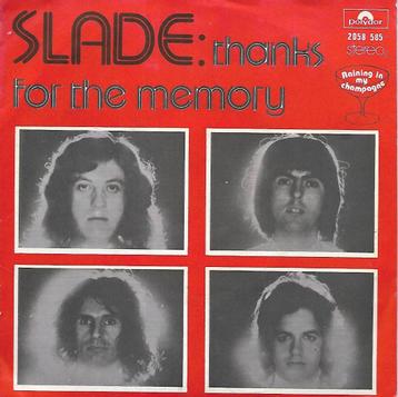 Slade - Thanks for the memory beschikbaar voor biedingen