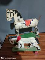 2x oud speelgoed paard, Antiek en Kunst, Ophalen of Verzenden
