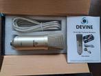 Devine USB-1 condensor microfoon, Muziek en Instrumenten, Microfoons, Ophalen of Verzenden, Zo goed als nieuw, Studiomicrofoon