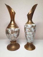 Mid-Century Delft Holland Vazen Set, Ophalen of Verzenden