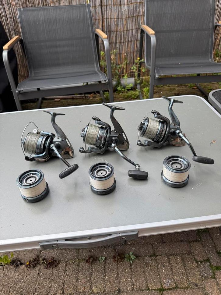 3X Shimano Ultegra 5500 XTB oude model met QD, Watersport en Boten, Hengelsport | Karpervissen, Zo goed als nieuw, Molen, Ophalen