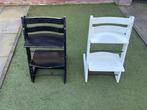 Twee stokke Tripp Trapp stoelen, Ophalen, Gebruikt, Meegroeistoel