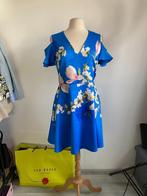 Ted Baker jurk maat 3 = 38/40, Kleding | Dames, Jurken, Ted Baker, Blauw, Knielengte, Maat 38/40 (M)