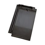 34 Gebruikte geglazuurde dakpannen, Ophalen, Gebruikt, Steen of Klei, Zwart