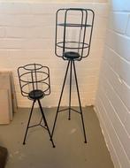 Set van 2 staande kandelaren - 60 & 90 cm hoog, Huis en Inrichting, Woonaccessoires | Zuilen en Pilaren, Ophalen, Gebruikt