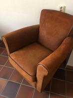 Vintage Bruine Fauteuil, Huis en Inrichting, Fauteuils, Ophalen of Verzenden, Gebruikt, 75 tot 100 cm, Stof