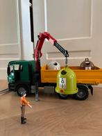Bruder 03753 vuilniswagen met glasbakken, Kinderen en Baby's, Speelgoed | Speelgoedvoertuigen, Ophalen of Verzenden, Zo goed als nieuw