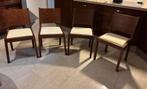 Eetkamerstoel 4x GRATIS afhalen, Huis en Inrichting, Stoelen, Ophalen, Bruin, Zo goed als nieuw, Vier