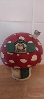 Efteling paddestoel spaarpot vintage ., Ophalen of Verzenden, Gebruikt, Beeldje of Poppetje