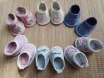 Poppenkleertjes  Handgemaakte  POPPENSCHOENTJES voetje 6 cm, Ophalen of Verzenden, Nieuw, Babypop