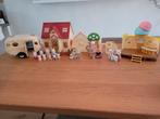 Sylvanian huis + caravan + ijskraam + speeltuin+ 5 families, Kinderen en Baby's, Ophalen of Verzenden, Zo goed als nieuw