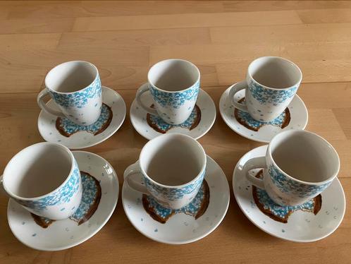 DE Douwe Egberts kopjes en schoteltjes, Huis en Inrichting, Keuken | Servies, Nieuw, Kop(pen) en/of Schotel(s), Overige stijlen