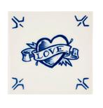 Schiffmacher Royal Blue Tattoo Delfts Blauwe Tegel, Ophalen of Verzenden