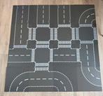 16 LEGO wegen platen donkergrijs 7280 7281, Ophalen of Verzenden, Gebruikt, Losse stenen, Lego