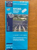 Wandelkaart IGN 3139 OT Nyons Frankrijk, Ophalen of Verzenden, Zo goed als nieuw, 1800 tot 2000, Landkaart