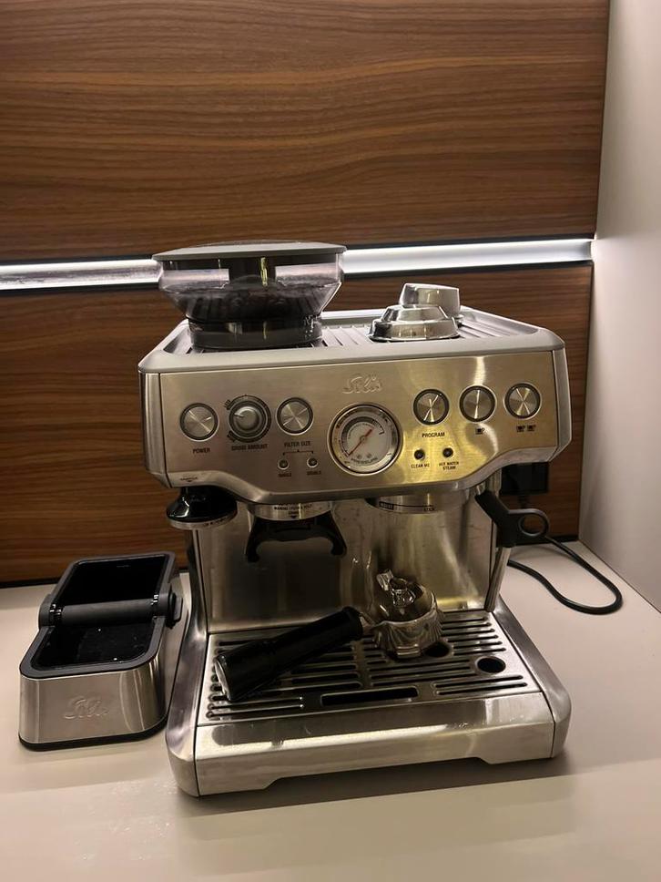 Solis Grind & Infuse Pro 115 pro / Sage barista express, Witgoed en Apparatuur, Koffiezetapparaten, Zo goed als nieuw, Espresso apparaat