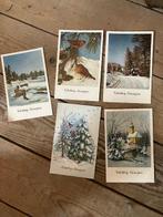 Leuke oude kerstkaarten uit de 60er jaren, 1960 tot 1980, Ophalen of Verzenden, Zo goed als nieuw, Prent