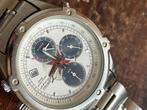 Seiko Chronograph 7T32-7F40 staal 5 bar, Ophalen, Gebruikt, Staal, Polshorloge