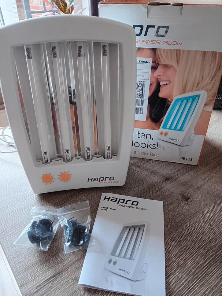 Hapro Summer Glow HB 175, Witgoed en Apparatuur, Zonnebanken en Gezichtsbruiners, Zo goed als nieuw, Gezichtsbruiner, Minder dan 10 lampen