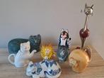 Poezen / katten van verschillende materialen. Los te koop., Antiek en Kunst, Ophalen of Verzenden