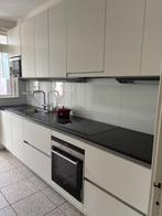 DUBBELWANDIGE GREEPLOOS KEUKEN + APPARATUUR, Ophalen, Wit, Graniet of Steen, Dubbelwandige keuken