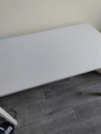 Witte stevige eettafel zie omschrijving, Huis en Inrichting, Ophalen, Overige materialen, 100 tot 150 cm, 50 tot 100 cm