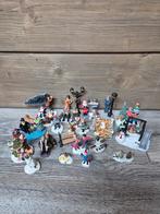 Kerstdorp figuren set van 24 kersthuisjes, Ophalen of Verzenden, Zo goed als nieuw
