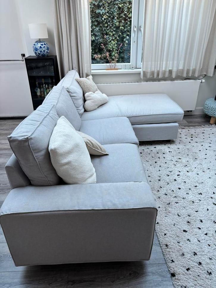 Bank ikea kivik, Huis en Inrichting, Banken | Bankstellen, Gebruikt, Hoekbank, Vierpersoons of meer, 200 tot 250 cm, 75 tot 100 cm