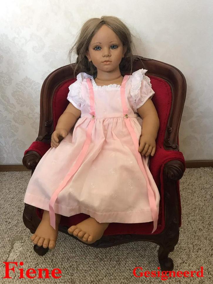 Annette Himstedt Pop - Fiene 1990/91, Verzamelen, Poppen, Zo goed als nieuw, Pop, Ophalen of Verzenden