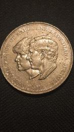 25 Pence 1981 Koninklijk Huwelijksmunt Diana Charles, Postzegels en Munten, Munten | Europa | Niet-Euromunten, Ophalen of Verzenden
