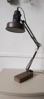 Vintage schaarlamp, architecten lamp, bureau lamp, lampje, Huis en Inrichting, Minder dan 50 cm, Metaal, Gebruikt, Ophalen of Verzenden