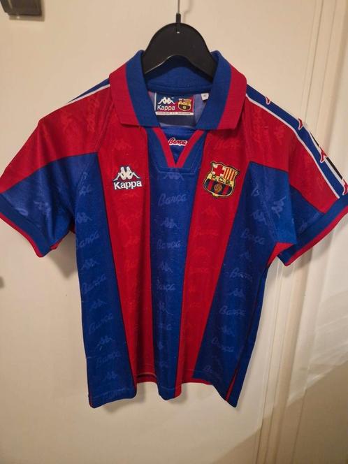 Barcelona retro (thuisshirt) 1996-1997  (kindermaat), Sport en Fitness, Voetbal, Gebruikt, Ophalen of Verzenden