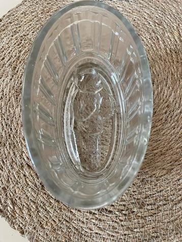 Vintage glazen pudding vorm Bruintje Beer beschikbaar voor biedingen