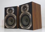 Vintage boekenplank luidsprekers - Wharfedale Laser 30 (50W), S, S, Minder dan 60 watt, Front, Rear of Stereo speakers