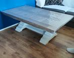 acaciahout salontafel, Ophalen, Gebruikt, 100 tot 150 cm, 50 tot 100 cm