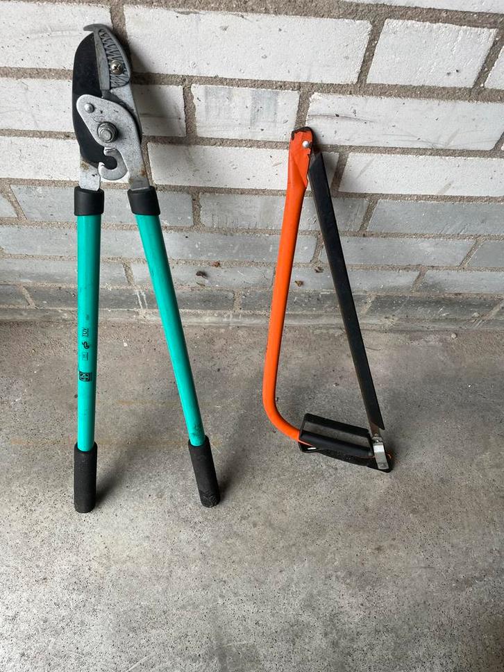 Takkenschaar & Boomzaag, Tuin en Terras, Hand-tuingereedschap, Gebruikt, Overige soorten, Ophalen of Verzenden