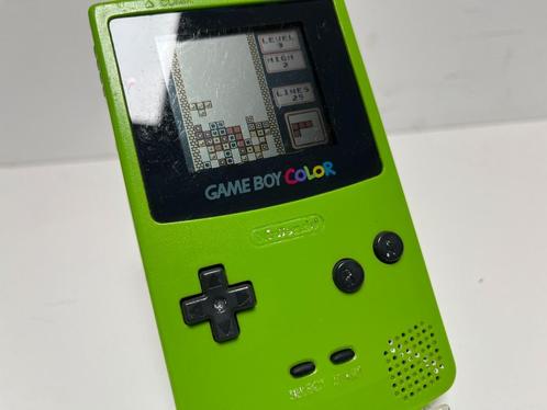 Nintendo Game Boy COLOR (kiwi) inclusief game I testgarantie, Spelcomputers en Games, Spelcomputers | Nintendo Game Boy, Refurbished