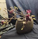 Ovale pot + siertak, Huis en Inrichting, Woonaccessoires | Kunstplanten en Kunstbloemen, Ophalen of Verzenden, Zo goed als nieuw