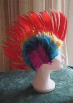Hanekam pruik.Nieuw, 2 stuks Carnaval, Veelkleurig, Ophalen of Verzenden, Nieuw, Feestartikel, Carnaval